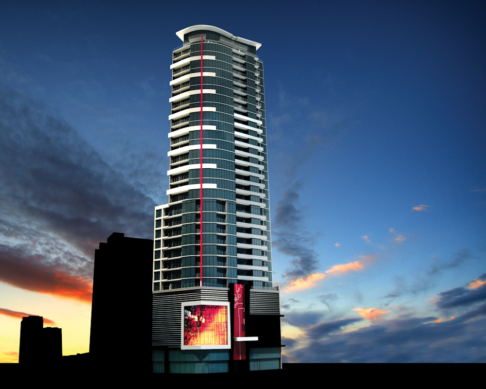 Project funding — building rendering